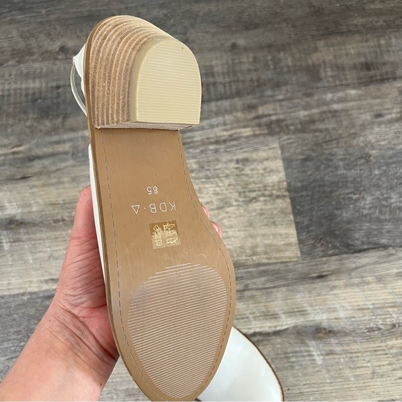 Kelsi Dagger Women's Cream Leather Loafers - Picture 7 of 11